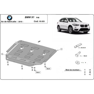 Scut auto metalic BMW