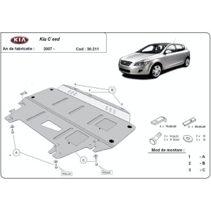 Scut auto metalic Kia