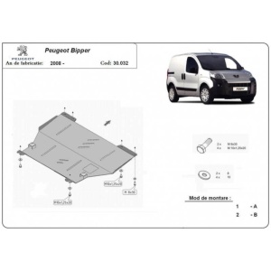 Scut auto metalic Peugeot