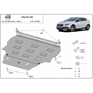 Scut auto metalic Volvo