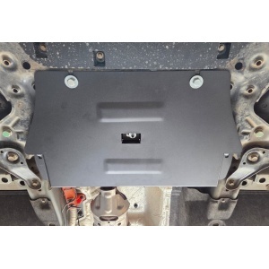 Scutul de catalizator Scut Protection montat sub Hyundai Tucson 2021-2026.