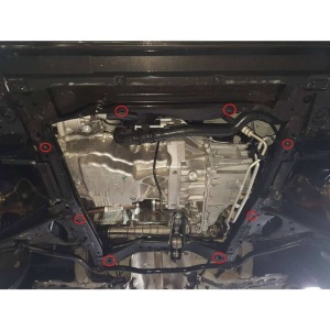 Scut motor metalic Dacia