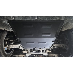 Scutul de 2mm Scut Protection montat sub un Chery Tiggo 9 (2024-2026).