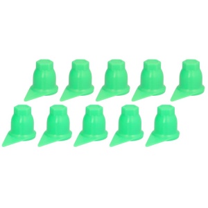 Set 10 capace piulițe roată cu indicator, 32 mm, verde, Mammooth
