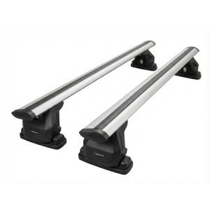 Set bare transversale compatibil cu închideri de benă cu șine T-Slot, 150 cm, gri, încărcare maximă 75 kg/bară S-Dizayn