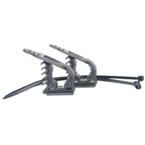 Set cleme (suporți) din cauciuc, universale, 22-31 mm, pentru prindere lanterne, topoare, scule sau accesorii auto și camping, Fitrub