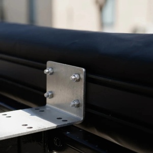 Set marchiză auto cu anexă cort CampTalk, 250x300 cm, 7.5 m², închis complet cu podea inclusă, impermeabil, montaj rapid, compatibil cu orice mașină cu bare transversale sau roof rack