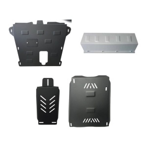 Set scuturi metalice Dacia Duster 2 4x4 (2018-2023): motor, cutie de viteze, bară față, diferențial spate și rezervor
