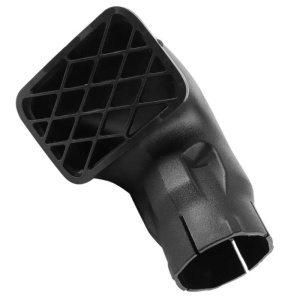 Prim-plan al capului de snorkel, cu grilă de protecție, pentru Land Cruiser 100.