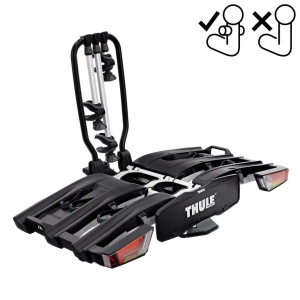 Suport 3 biciclete Thule EasyFold XTF 3 cu prindere pe carligul de remorcare (13pini) - Img 1