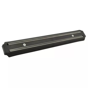 Suportul magnetic Perfect Home de 34 cm, fără cuțite, evidențiind șuruburile de montaj.