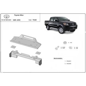 Suport montare troliu Toyota Hilux (2005-2016)