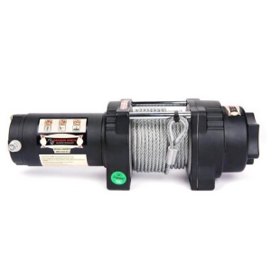 Troliu ATV 3500lbs (1588kg) cablu de oțel 15m 12V 1.6CP Dragon Winch