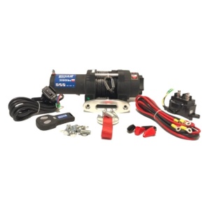 Troliu ATV 3500lbs (1589KG) 12V Cablu Sintetic 12m Raport 191:1 Husar Winch
