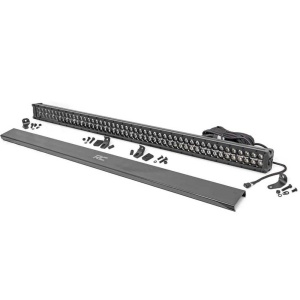 Bară LED 50" dual row cu DRL alb universală, 43200 Lumeni, 480W, spot/flood combo, Rough Country