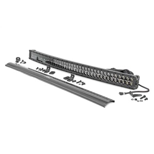 Bară LED curbată 40" (1015 mm) dual row cu DRL alb spot/flood Universală 36000 lumeni Rough Country