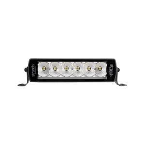 Bara LED Siberia Next Level 28,6 cm, 120W, 9200 lm, rază 78 m, 6000K, fascicul flood, lumină alb, roșu și amber, carcasă aluminiu negru, lentilă clar, suport inox și aluminiu, rezistent la apă și praf (IP67/IP69K), Strands