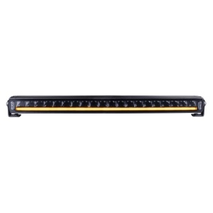Bara LED Siberia SR 106.6 cm, 130W, 7434 lm, rază 464 m, 6000K, fascicul combo, lumină alb și amber, carcasă aluminiu negru, lentilă clar, suport inox, rezistent la apă și praf (IP67/IP69K), Strands