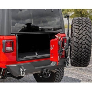 Bară spate Jeep Wrangler JL (2018-2023) cu suport roata de rezerva Rough Country Trail - Img 6