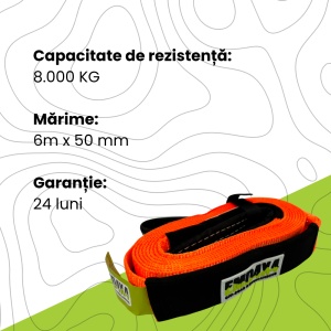 Chinga de recuperare cu specificațiile tehnice principale afișate.