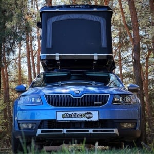 Cort auto Maggiolina Grand Tour 360° 2 Persoane Negru 130 x 210 x 96 cm Autohome - Img 2