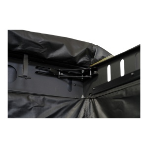 Cort de duș camping CampTalk, cu montare pe bare transversale sau roof rack, portabil, 7.9 kg, buzunare interioare integrate, rezistentă la vânt și ploaie, material care nu prinde miros și mucegai, fermoare durabile și intimitate totală