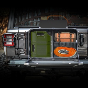 Cutie depozitare hayon Jeep Wrangler JL / JK (2007-prezent) 60 L organizator Jusn Design - Img 3