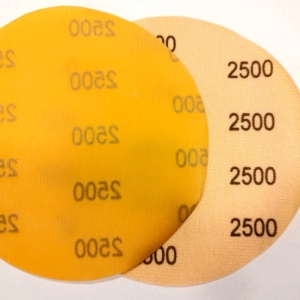 Disc abraziv ACA Orange Flex, P2500, 150 mm, pe film 3D, pentru șlefuire umedă sau uscată, 3DProducts