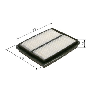 Filtru aer Suzuki Samurai (1998-2004), Vitara (1988-1998) 1.9 TD XUD9, 1.6 G16A Bosch