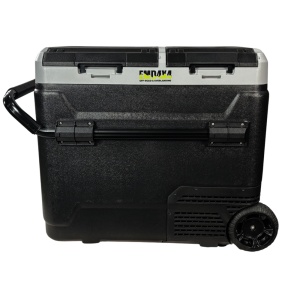 Frigider si congelator auto portabil cu roți 60 L, cu compresor, alimentare 12V/24V/220V, Bluetooth, control digital, -20°C +20°C, EMD4X4