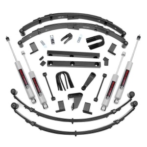 Jeep Wrangler YJ 87-95 kit suspensie Rough Country 4" (100 mm) (Power Steering)