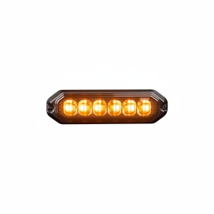 Lampa de avertizare stroboscopica universala Dark Knight Duo 6 LED, Alb/Chihlimbar, 20 moduri, Strands