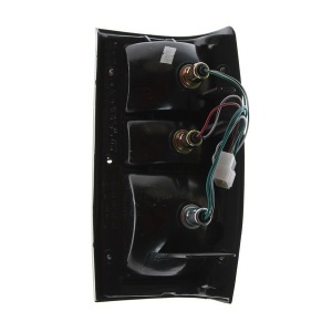 Lampă spate stânga Mitsubishi L200 (1996-2007), cu dulii, semnalizare portocalie, Depo 214-1923L-AE2 - Img 2