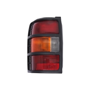 Lampă spate stânga Mitsubishi Pajero II (1990-1999), cu dulii, semnalizare portocalie, Depo