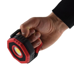 Lanternă de lucru COB LED cu mâner rotativ 360° și magnet, 2600 mAh, IP65, Ewnar - Img 3