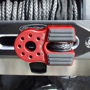 Ochet de troliu FlatLink universal cu pin din titan și protecție cauciuc, roșu, Factor 55 - Img 5