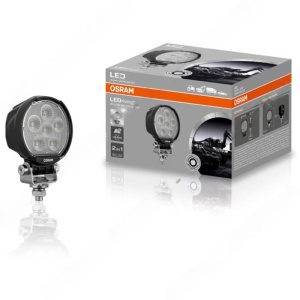Proiectorul led Osram VX100-WD Wide prezentat alături de ambalajul original.