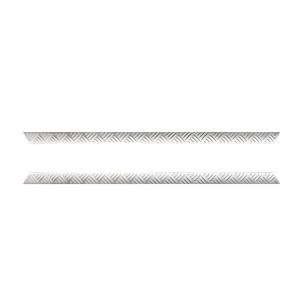 Protecții praguri din oțel inoxidabil pentru Suzuki Jimny JB64/JB74 (2018+) set 2 piese antiderapante ORE4x4