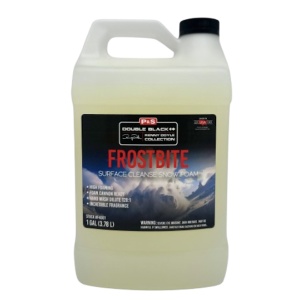 Ambalajul șamponului auto Frostbite de 3.78 litri cu mâner integrat.