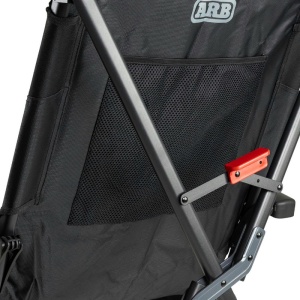Scaun pliabil camping max. 150 kg, cu husă, culoare Negru-Gri, ARB Pinnacle