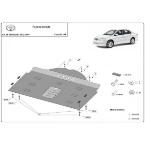 Scut antifurt catalizator Toyota