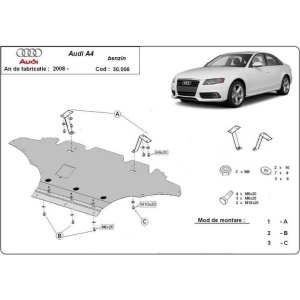 Scut auto metalic Audi