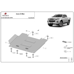 Scut auto metalic Isuzu