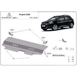 Scut auto metalic Peugeot