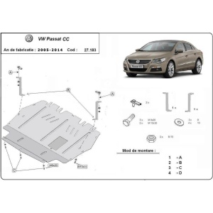 Scut auto metalic Volkswagen