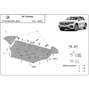 Scut auto metalic Volkswagen Touareg, Audi Q7, Q8