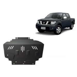 Scut auto Nissan Navara D40, Pathfinder (2005-2015), protejează motorul, grosime 3 mm, vopsit în câmp electrostatic
