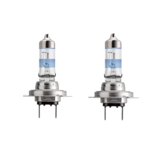 Set 2 becuri halogen H7 12V 55W 3500K Racing Vision GT200 Philips