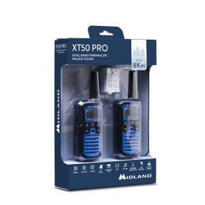 Set 2 stații PMR Midland Alan XT50 PRO Twin, 16 canale