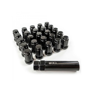 Set 24 piulițe antifurt M12x1.25 negre, Nissan Patrol Y60 / Y61 (1988-2016), Suzuki Jimny (1998-2024), OFD